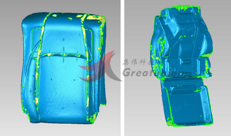 三維掃描汽車座椅原圖